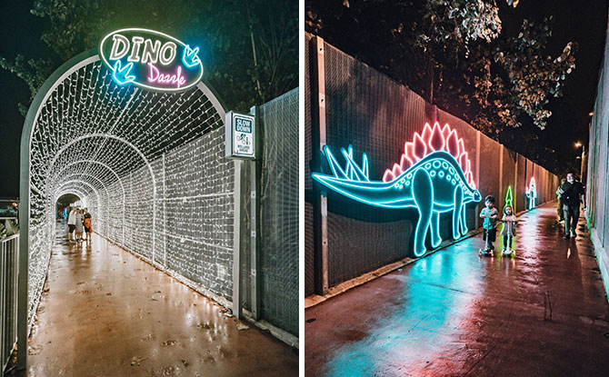 Jurassic Mile Turns On The Dino Dazzle For The Holidays