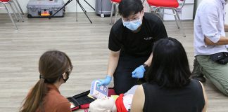 Singapore Heart Foundation Unveils Female CPR Manikin Vest