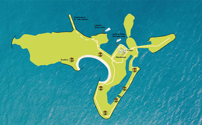 New ferry route from Sentosa Jetty @ Cove to Lazarus Island