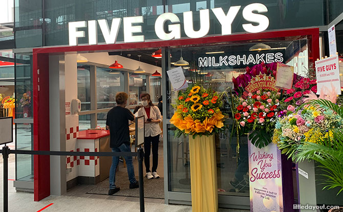 Five Guys NEX, Serangoon