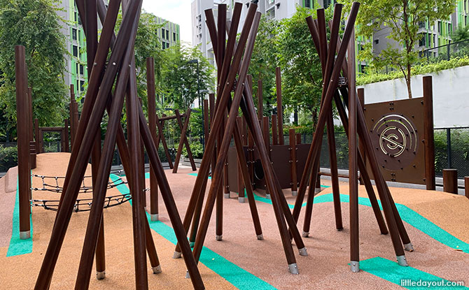 Forest Playground At Alkaff CourtView: Play Among The “Trees”