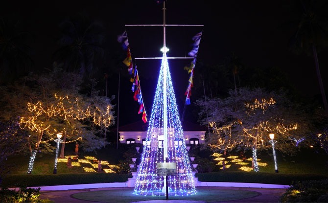 Fort Canning Flagstaff Light Up