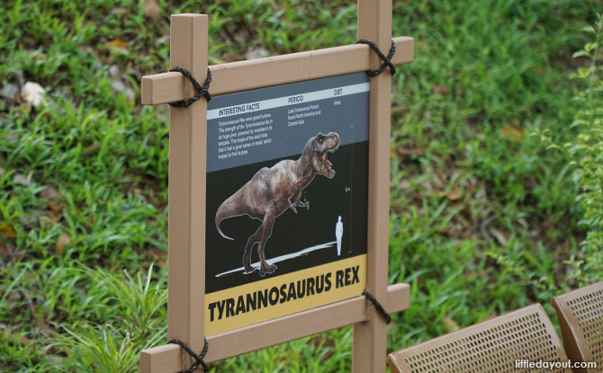 T-rex sign