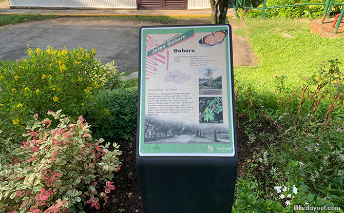 Gaharu tree sign