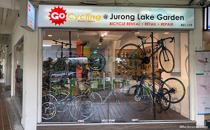 Jurong Lake Gardens Bike Rental: GoCycling Opens New Branch In The West - GoCycling @ Jurong Lake Gardens