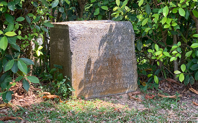 Little Stories: The Gravestone Of Jane Buyers At Rower’s Bay