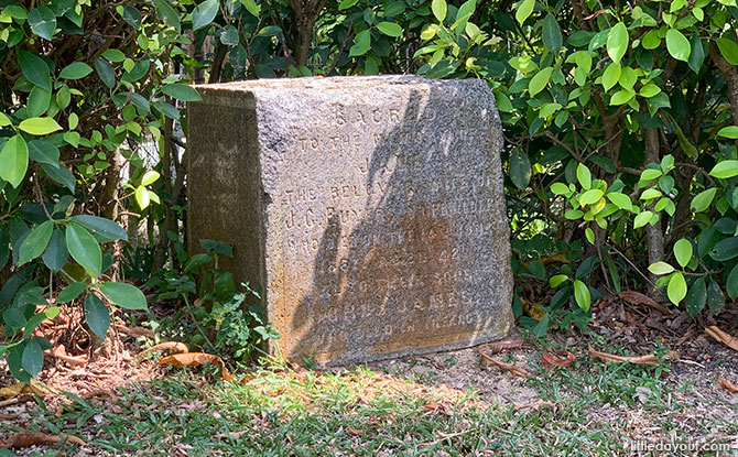 01-gravestone-rowers-bay Little Stories: The Gravestone Of Jane Buyers At Rower’s Bay
