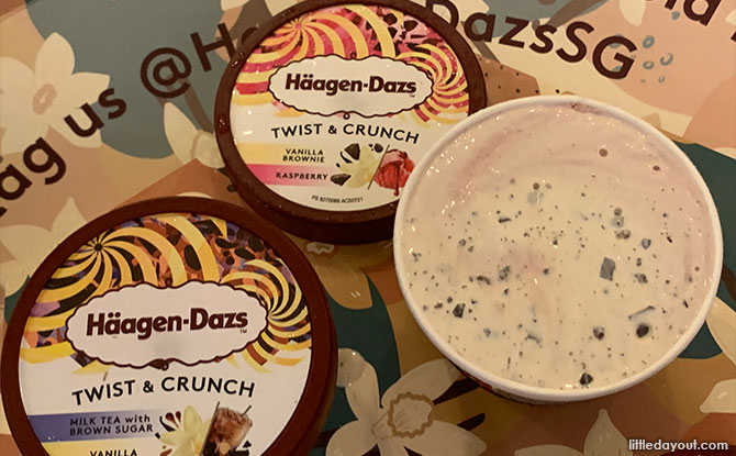 Twist & Crunch With Haagen-Dazs' Vanilla Brown Sugar & Milk Tea Ice Cream