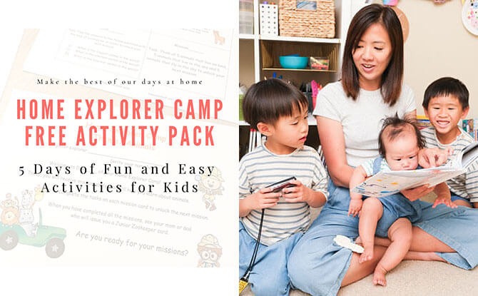 Happy Tot Shelf’s Home Explorer Camp Activity Pack: Themed Stay-At-Home Learning Activities For Kids