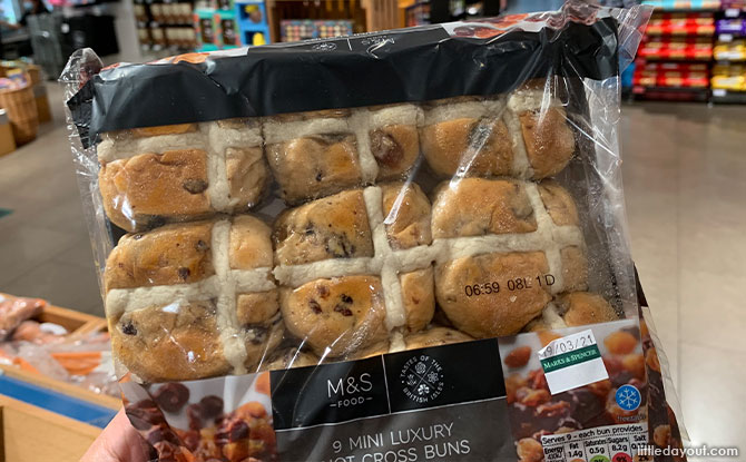 Marks & Spencer hot cross buns