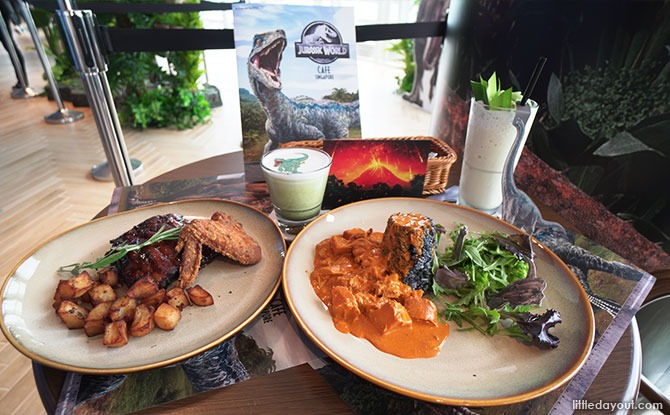 Jurassic World Café Singapore Dinosaur mains