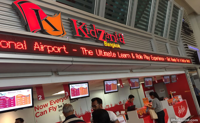 Booking tickets to KidZania Bangkok