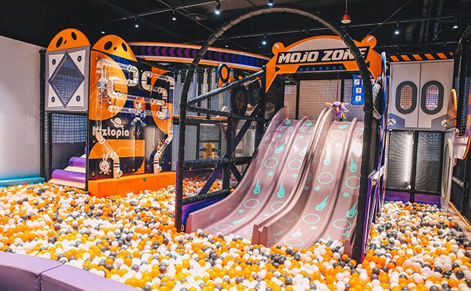 Kiztopia Club Opens At Jurong Point: Outer Space-Themed Indoor Playground