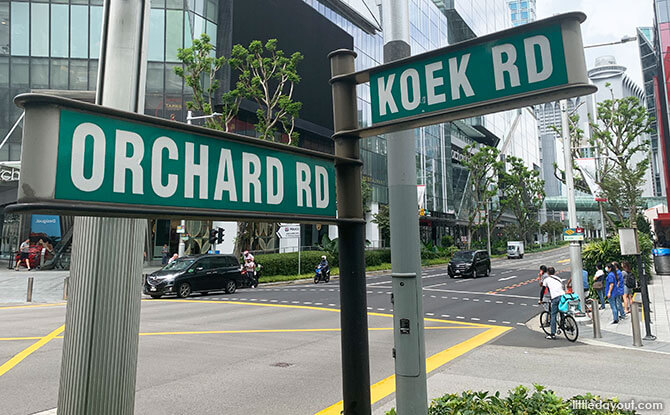 Origins of Koek Road, Singapore