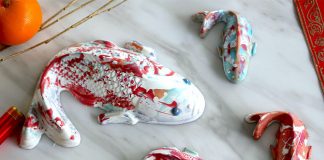 Janice Wong Hand-Painted Chocolate Koi