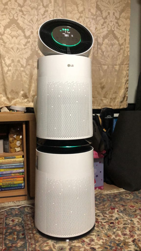 Review LG PuriCare 360° With Safe Plus Filter Air Purifier Little