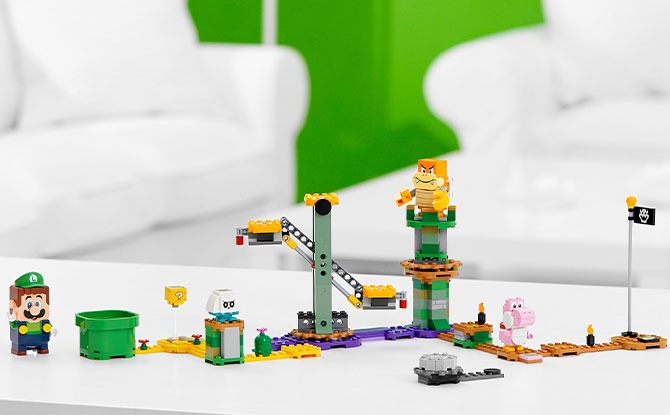 01-luigi-lego LEGO Super Mario Adventures with Luigi Starter Course