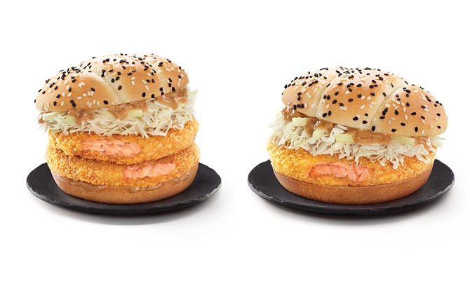 McDonald's Hokkaido Salmon Burger