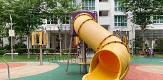 McNair Towers Playground: Play Along The Platforms