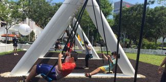 Musical Swings At Dhoby Ghaut: Unlock Music Together With This Playground Favourite