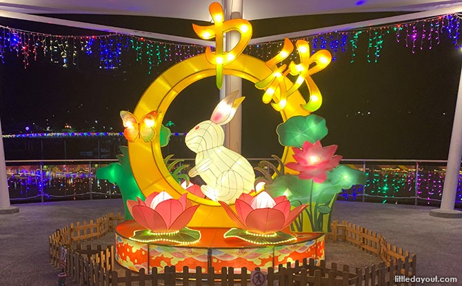 Pang Sua Pond Mid-Autumn Festival 2021 Light-up Rabbit Display