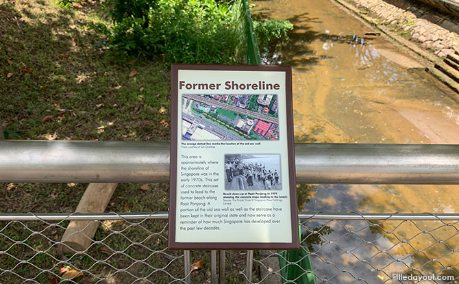 Former Shoreline at Pasir Panjang Park