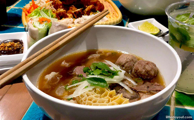 Signature Pho Beef Combination with Premium Wagyu Sirloin Slice