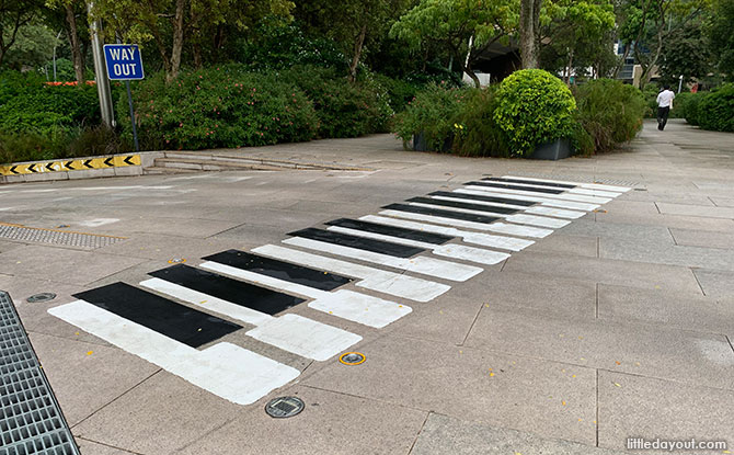 Little Stories: Piano Keyboard Zebra Crossing At Esplanade