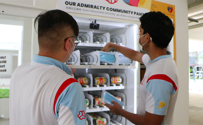 Project Pick Me Up: Vending Machine At Admiralty Dispenses Essentials For Those In Need