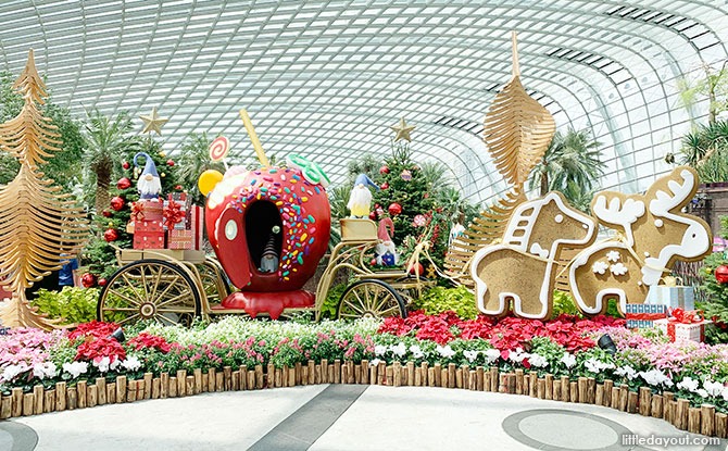 Poinsettia Wishes 2021 At Gardens By The Bay: Cupcake Ferris Wheel & Sweet Nordic Treats