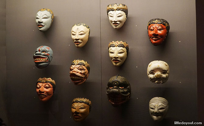 Masks collected by Raffles