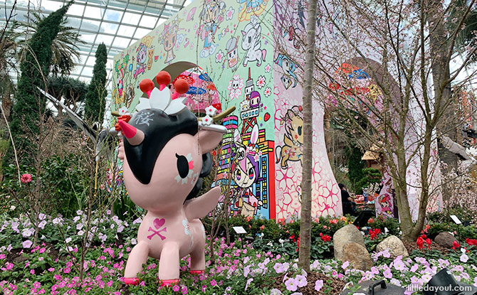 Sakura 2022 At Gardens By The Bay: Tokidoki UniCornos At The Flower Field