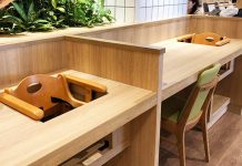 Japanese Food Court Has A Genius Idea For Seating Toddlers