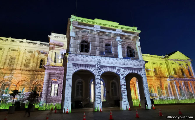 Singapore Night Festival 2022 Projection Mapping - Stories from Forbidden Hill