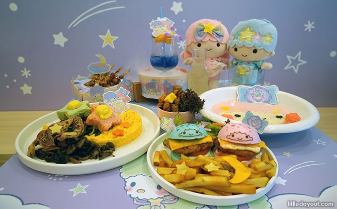 01-starrycafe Little Twin Stars x Kumoya - Orchid Starry Dreamz Pop-Up Café.