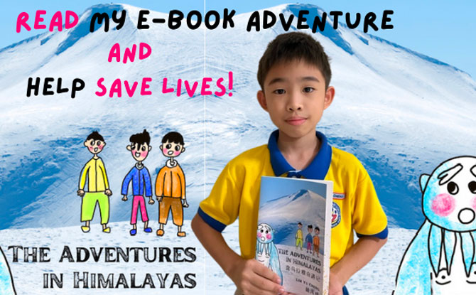 9 Year Old Writes E-Storybook To Raise Funds For The Bone Marrow Donor Programme