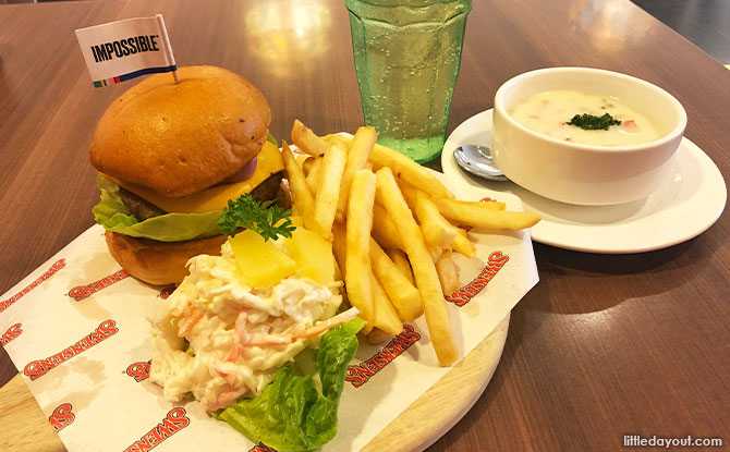 Swensen’s Collaborates With HSBC To Bring Go Green Swensen’s Impossible Burger Set