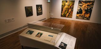 Installation view of _The Gift_ exhibition