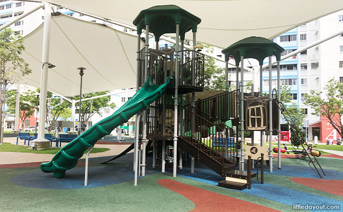 Time Park At Pasir Ris: Treehouse Playground And Fitness Area