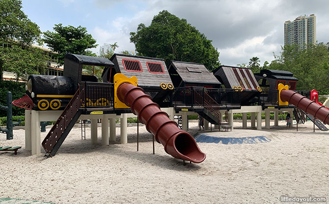 Tiong Bahru Park Tilting Train Playground