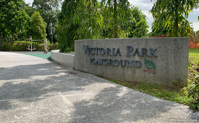 The Victoria Park Playground is a small little neighbourhood spot