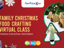 Little Day Out x FairPrice Xtra: Family Christmas Food Crafting Virtual Class - Christmas Train & Trees 2022 Edition