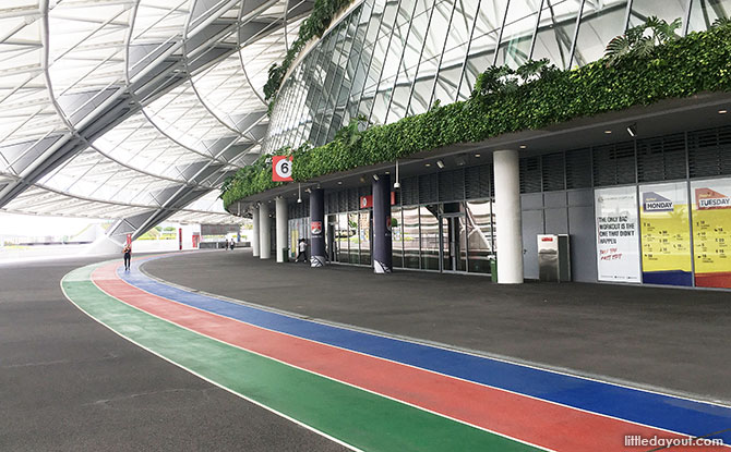 100Plus Promenade: 24-hour, Sheltered Running Track