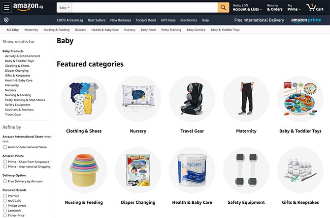 One-Stop Shopping at Amazon.sg