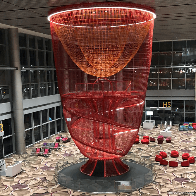 Chandelier playground at Changi Airport Terminal 4