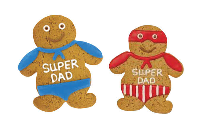 It’s a bird! It’s a plane! It’s a… Super Dad cookie!