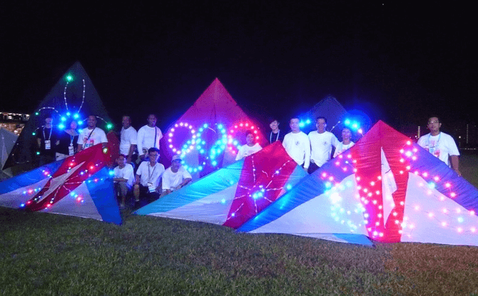 LED Kites - Earth Hour 2017