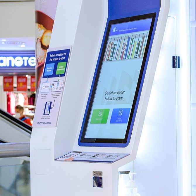 NLB Book Dispenser at Choa Chu Kang, Lot One Shoppers' Mall