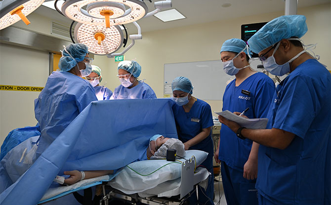 Listening to Music during Elective Caesarean at KKH