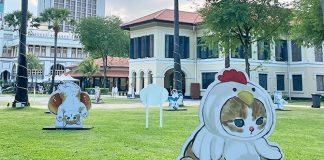 Paw-verbs on the Lawn: Cat Illustrations Pop-up At The Malay Heritage Centre